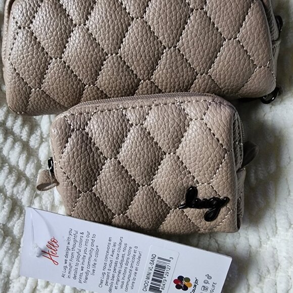 Bobsled Eyeglass Case & Choo Choo Mini Pill Box Set Matte Luxe - Sand - Picture 2 of 5